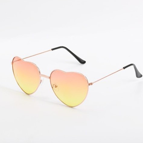 MMM Kacamata Fashion Korean Style Love Wanita Kode 1104 Kaca Mata Korea Cute Murah Warna Warni