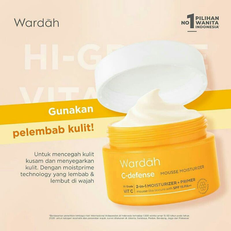 Wardah C-Defense Mousse Moisturizer 30 g