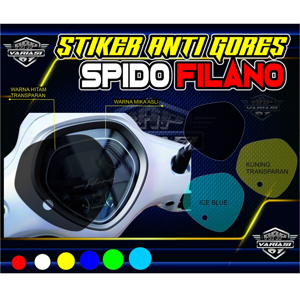 SPIDO FILANO,stiker ANTI GORES spido FILANO,stiker motor motor FILANO