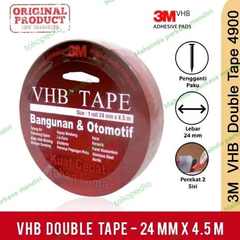 

Original 3M VHB Double tape 4900 24mm x 4,5m ram01