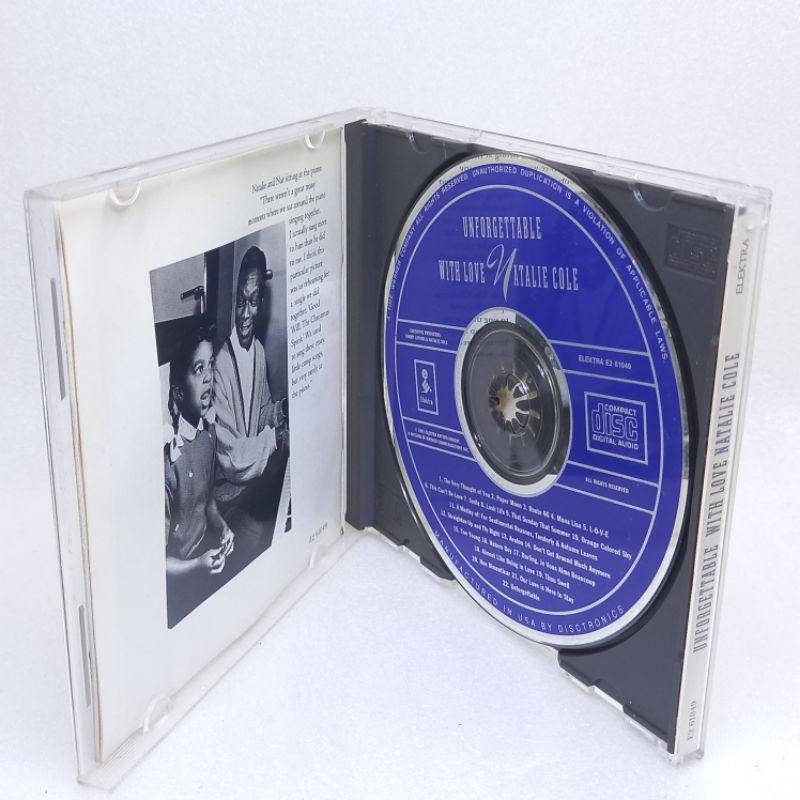 Kaset CD Natalie cole - unforgettable