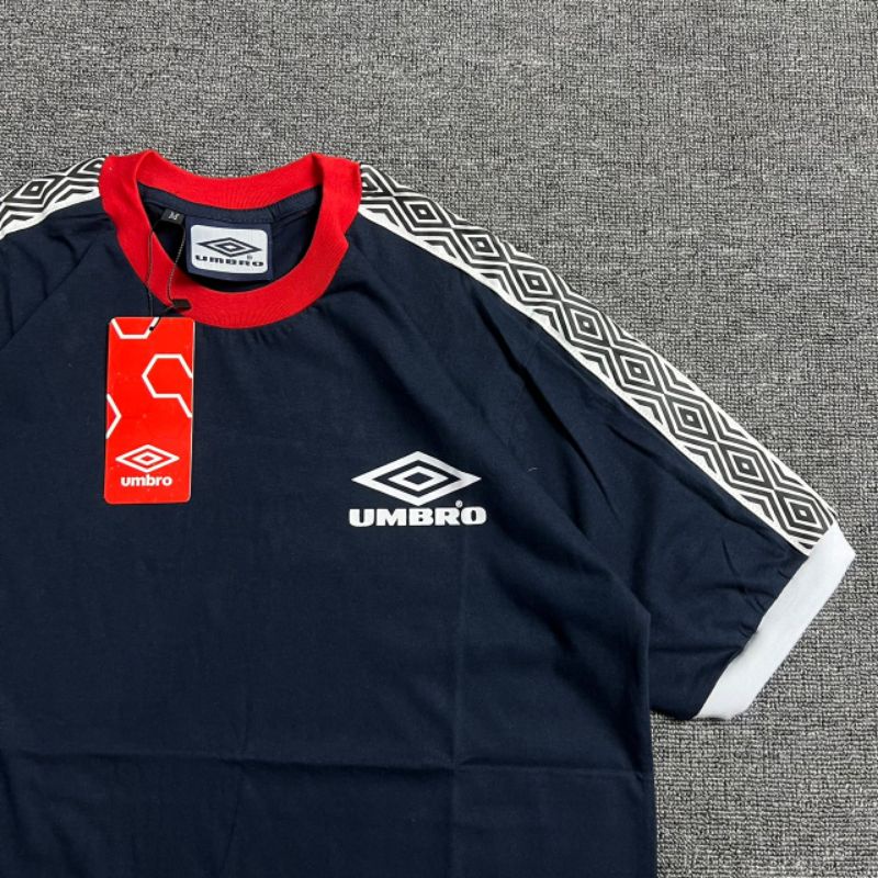 -FRMNSH- KAOS RINGER UMBRO NAVY NEW FULL TAG LABEL CASUAL HYPE