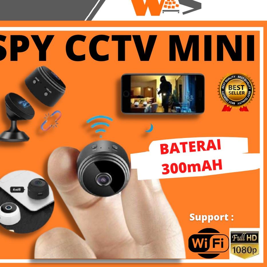 ֍ CCTV Mini Tersembunyi Tanpa Kabel Kamera Pengintai Mini Kamera CCTV Mini Ip Camera ☛