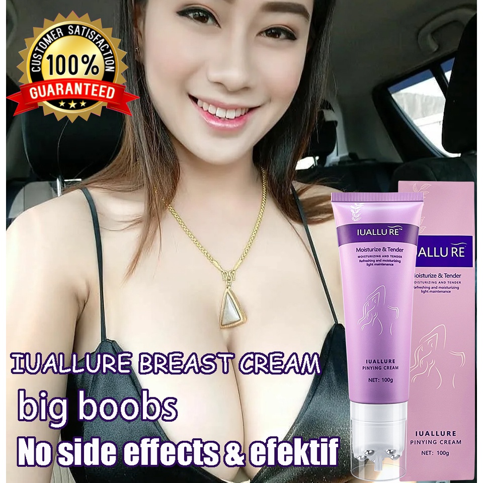 Bust Serum &amp; Cream IUALLURE BREAST CREAM BPOM pembesar payudara serum 100ml Pijat dada OBAT PENGENCANG PAYUDARA pembesar payudara super cepat permanen Cream