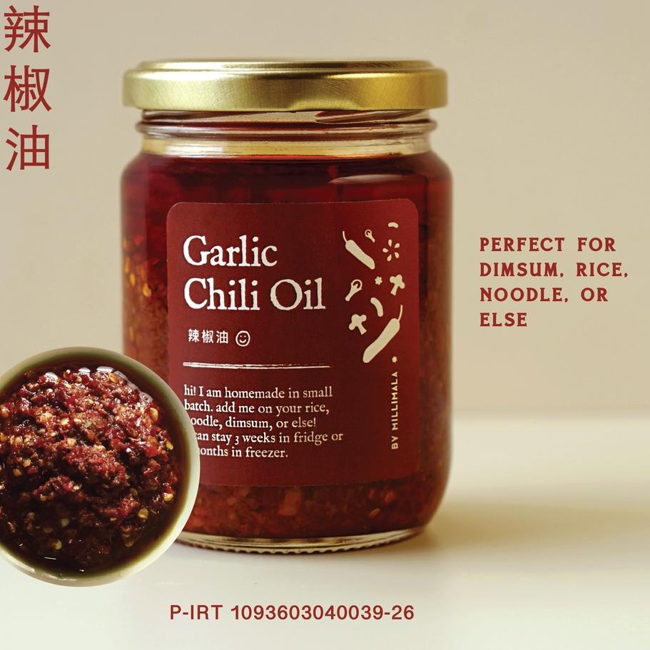 

✨Grosir✨ Garlic Chili Oil - Spicy Szechuan / Sichuan Chilli / Minyak Cabai by Millimala serbuuu !