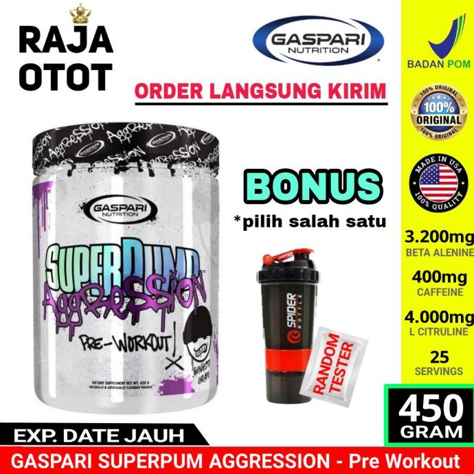Gaspari Superpump 25 servings Gaspari Super Pump 450 gram Pre Workout