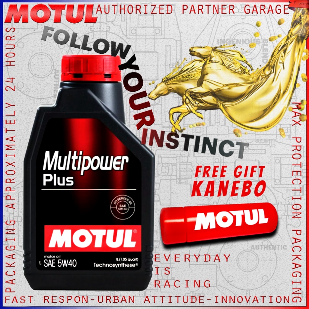 MOTUL MULTIPOWER PLUS 5W40 SN 1L