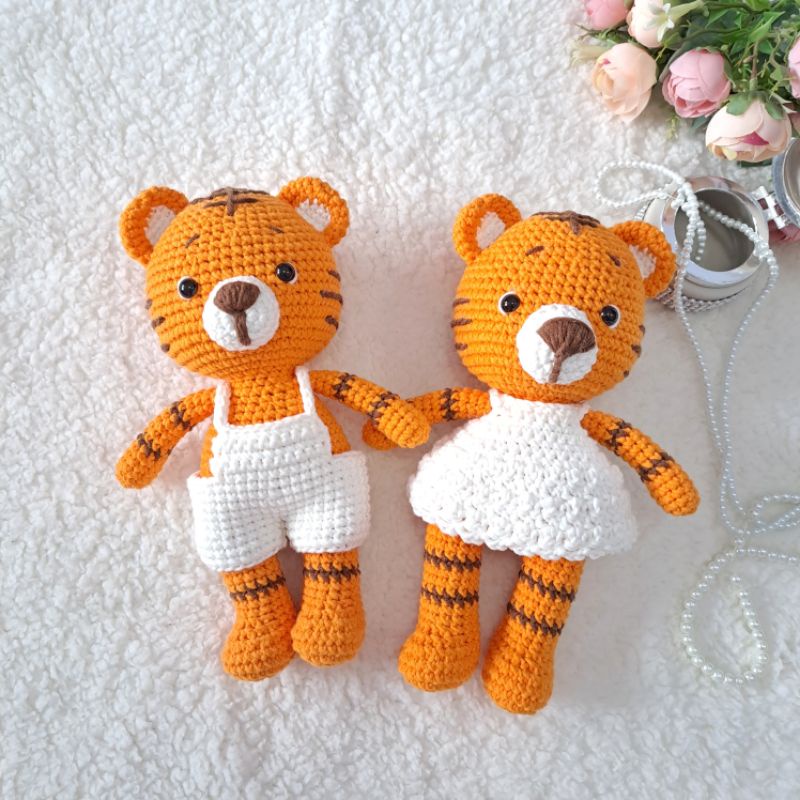 Tiger amigurumi | boneka rajut | boneka tiger