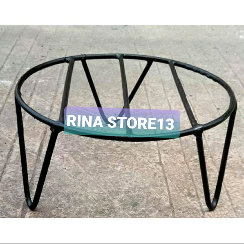 standing rak pot tanaman hias besi minimalis