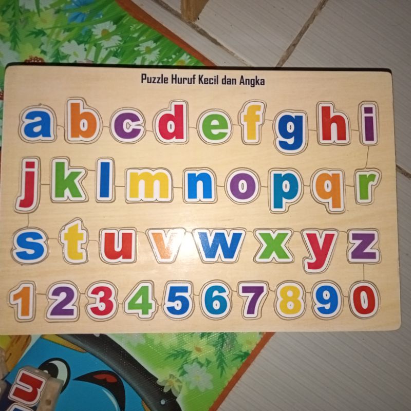 puzzle huruf/puzzle huruf kecil dan angka