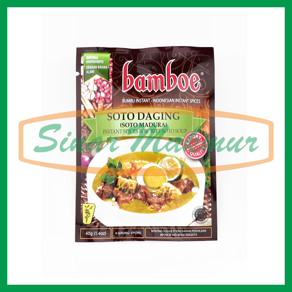 

Bambo Bumbu Soto Daging (Soto Madura) 40gr