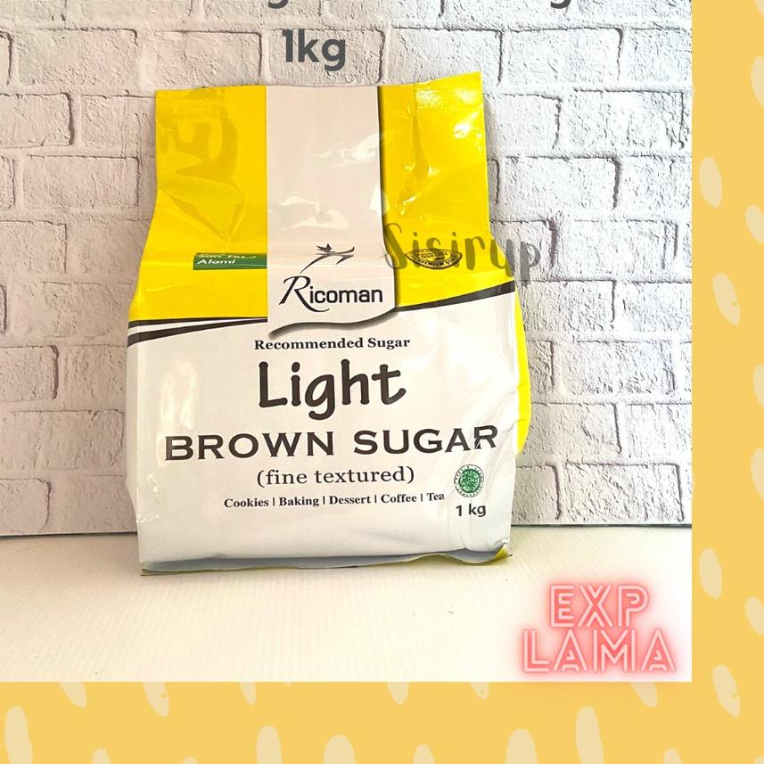 

➣ Light Brown Sugar Ricoman 1 KG / Light Ricoman ◊