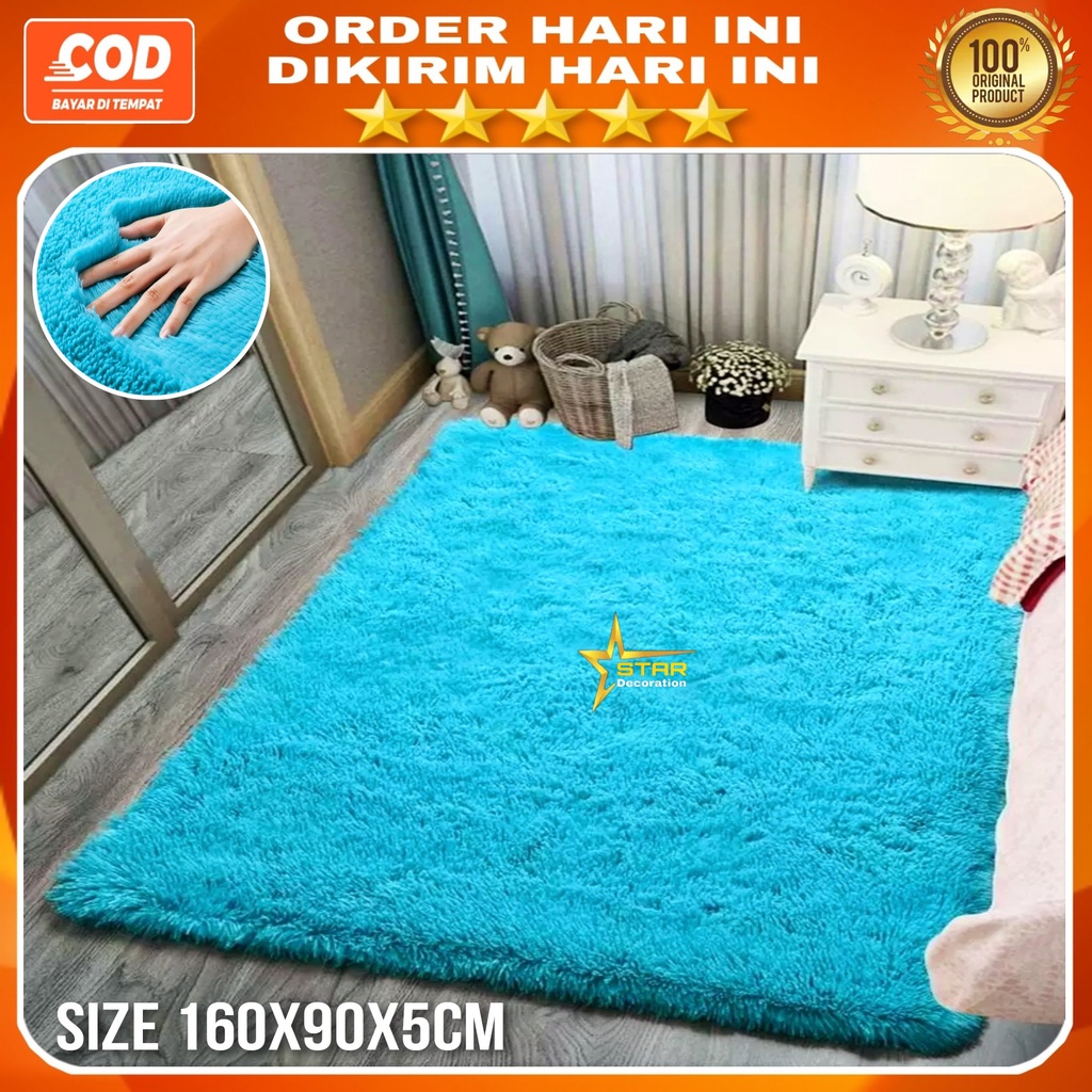 Karpet bulu uk160x90x5cm