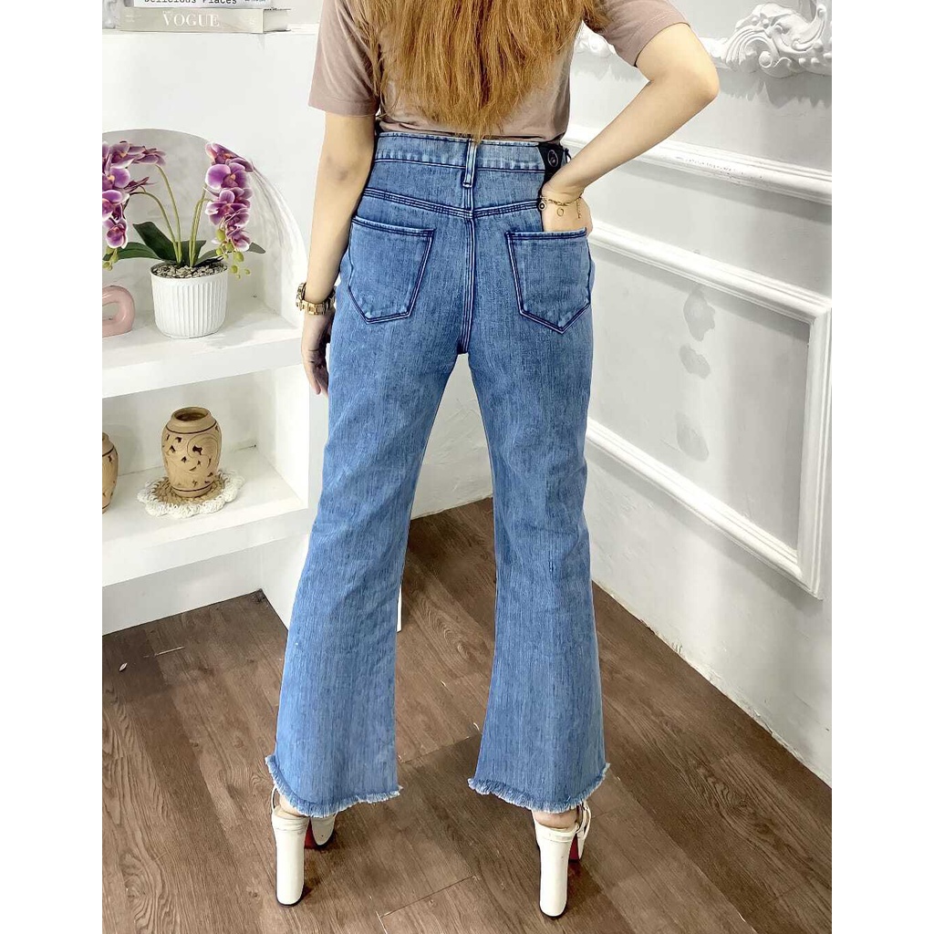 CELANA JEANS CUTBRAY HIGHWAIST KEKINIAN CUTBRAY JEANS SOBEK RIMA