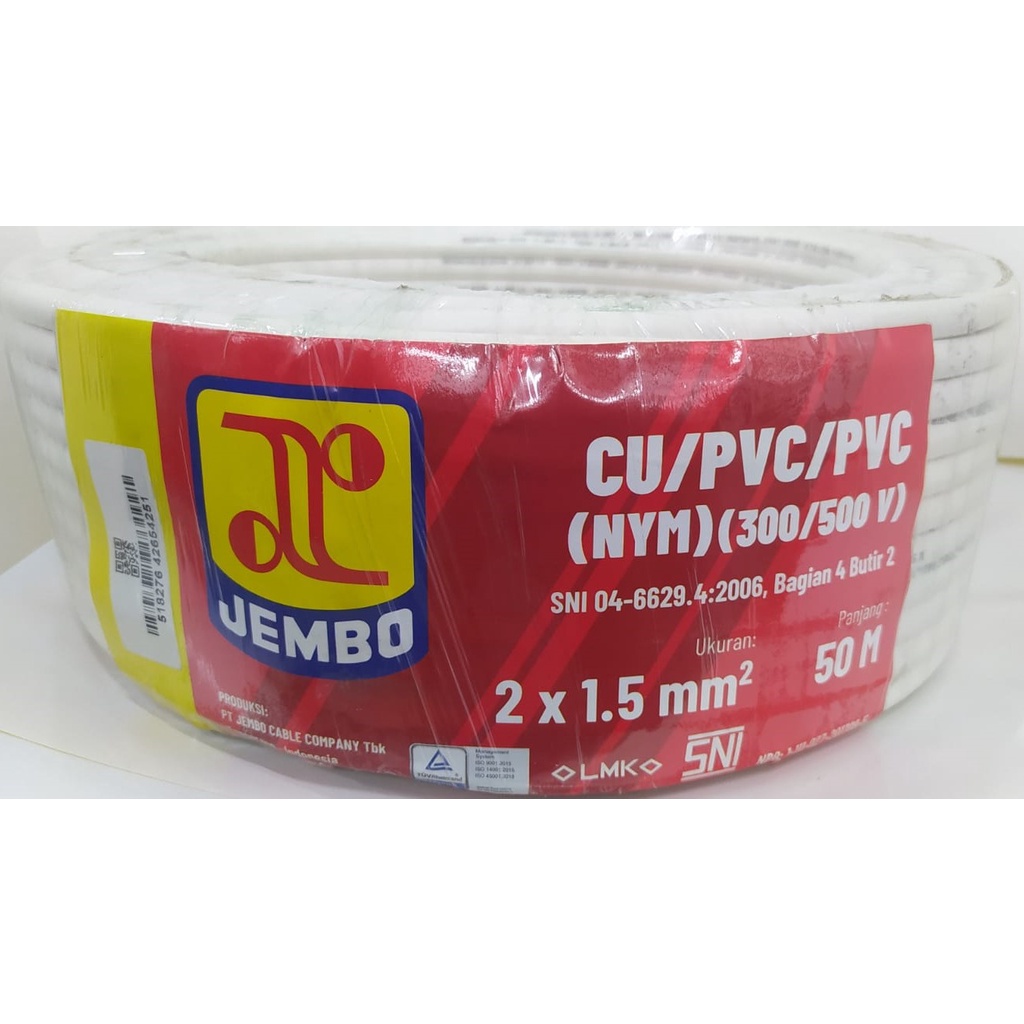 Kabel JEMBO ORIGINAL NYM 2x1.5 50M