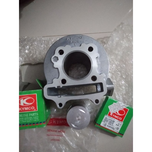 Blok, piston, dan ring original kymco easy 100 dan free ex