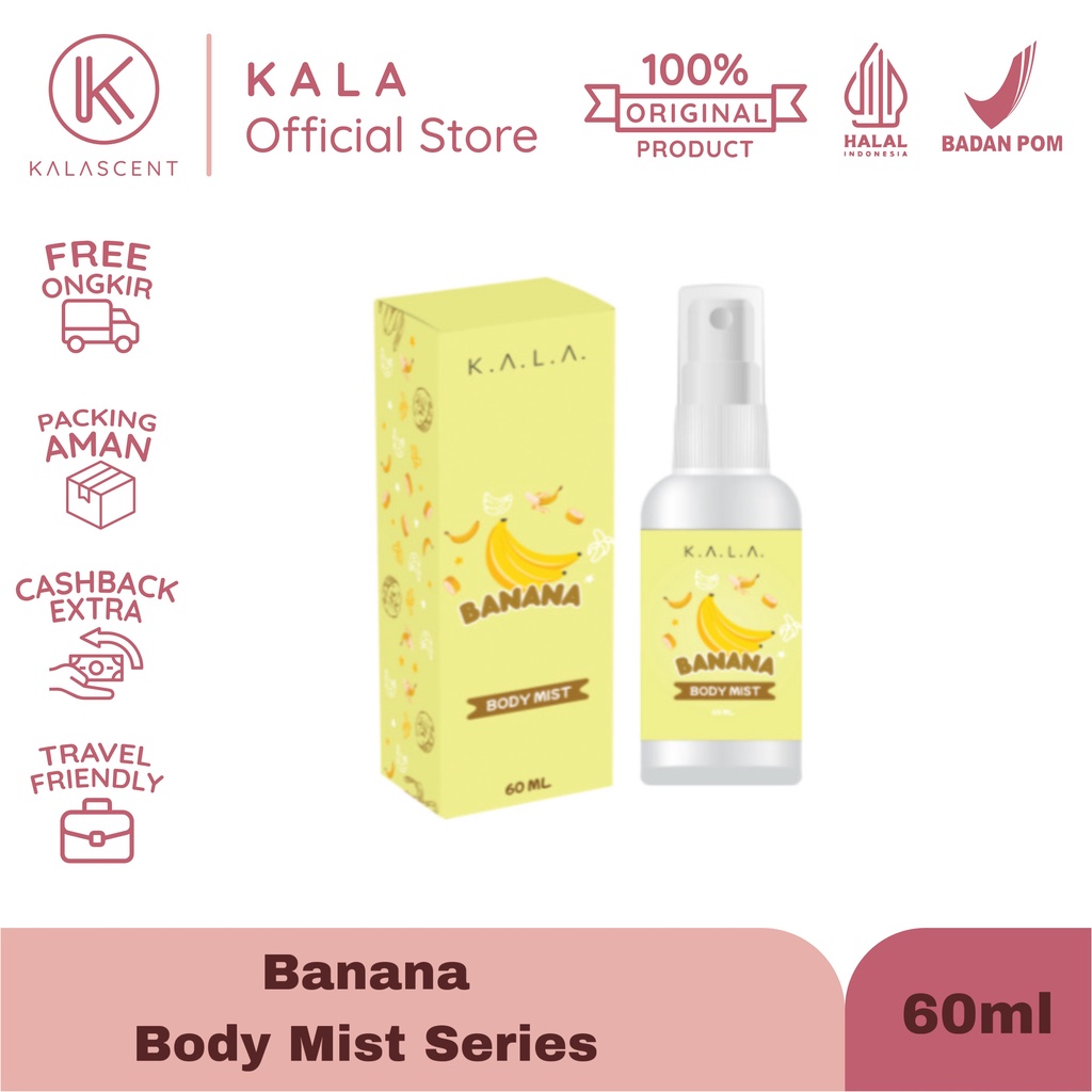 KALA Body Mist Banana Fruity Series