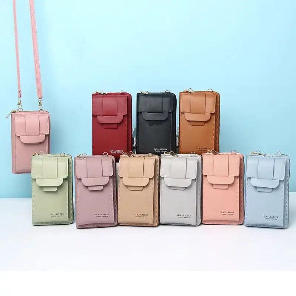 MORMON - Dompet Wanita Jungkok Dompet Pocket Tempat Hp Koin Kartu Import Murah