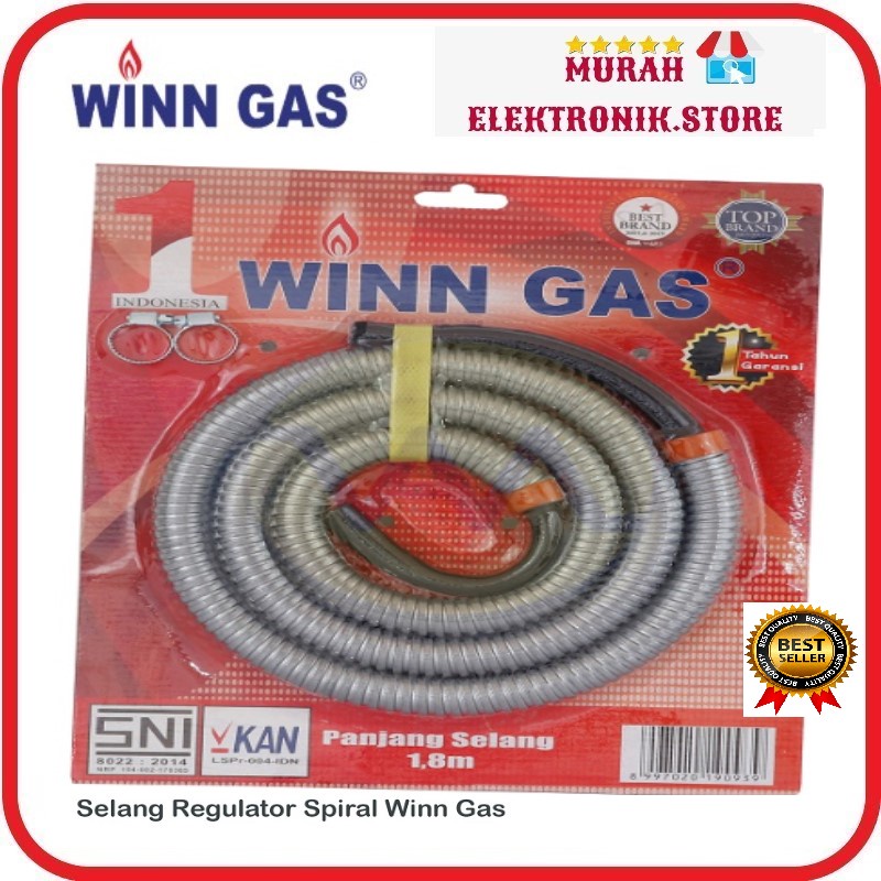 SELANG LPG-SELANG POLOS-SELANG SPIRAL POLOS WIN GAS 04 Free Bubble