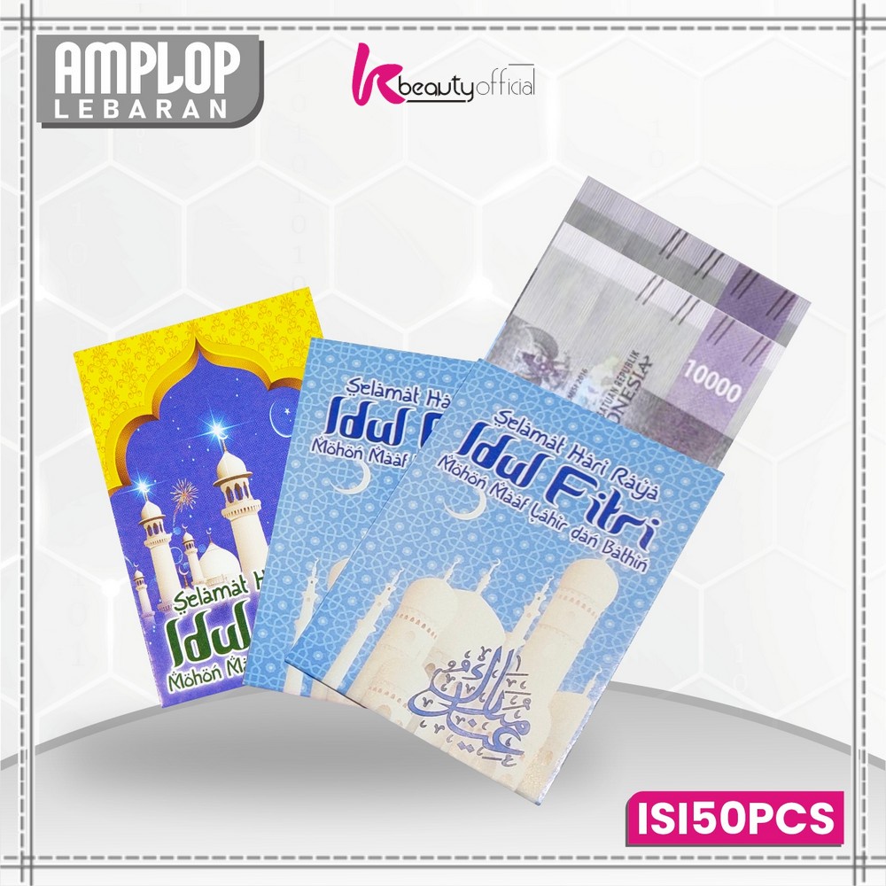

KB-C823 Amplop Lebaran Isi 50PCS Motif Karakter Dompet Uang Hari Raya Idul Fitri / Amplop THR Ampau Eid Mubarak Set Angpao Kartun Lucu