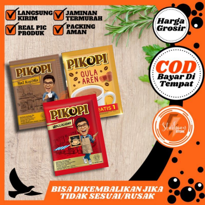 

Pikopi Kopi Instan Saset Moccachino Mix 3 In 1 Gula Aren