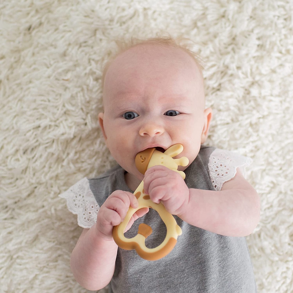 Dr Brown's Ridgees Massaging Teether Gigitan Bayi Bentuk Jerapah Browns