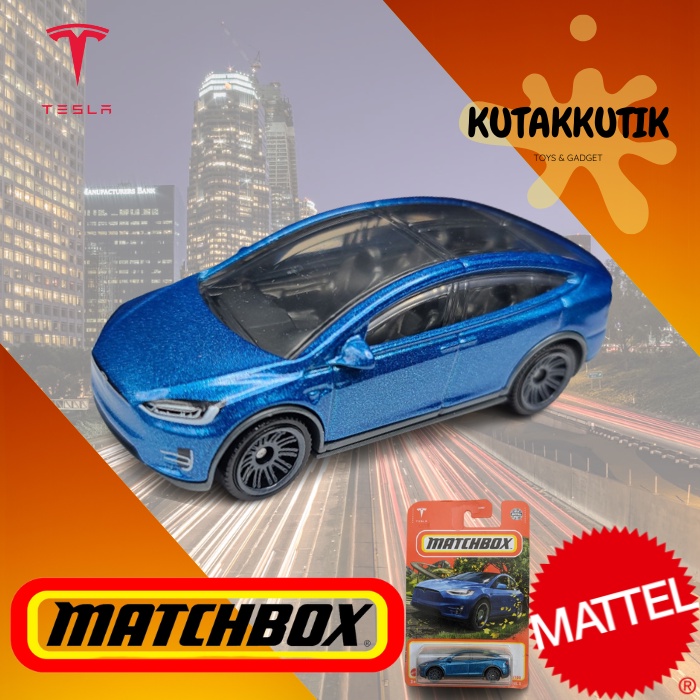 Matchbox Mobil Tesla Model X Tesla Edition