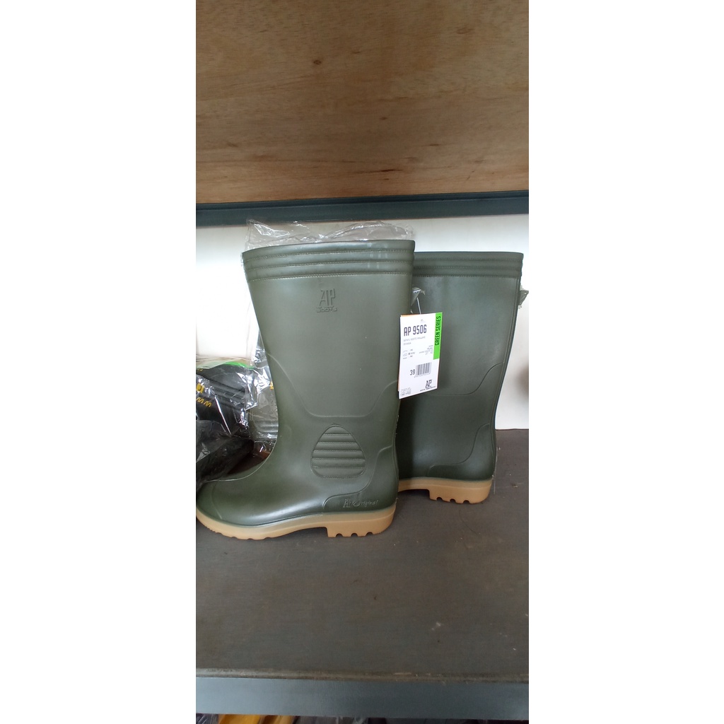 Sepatu Boot Karet Panjang AP 9506 Hijau