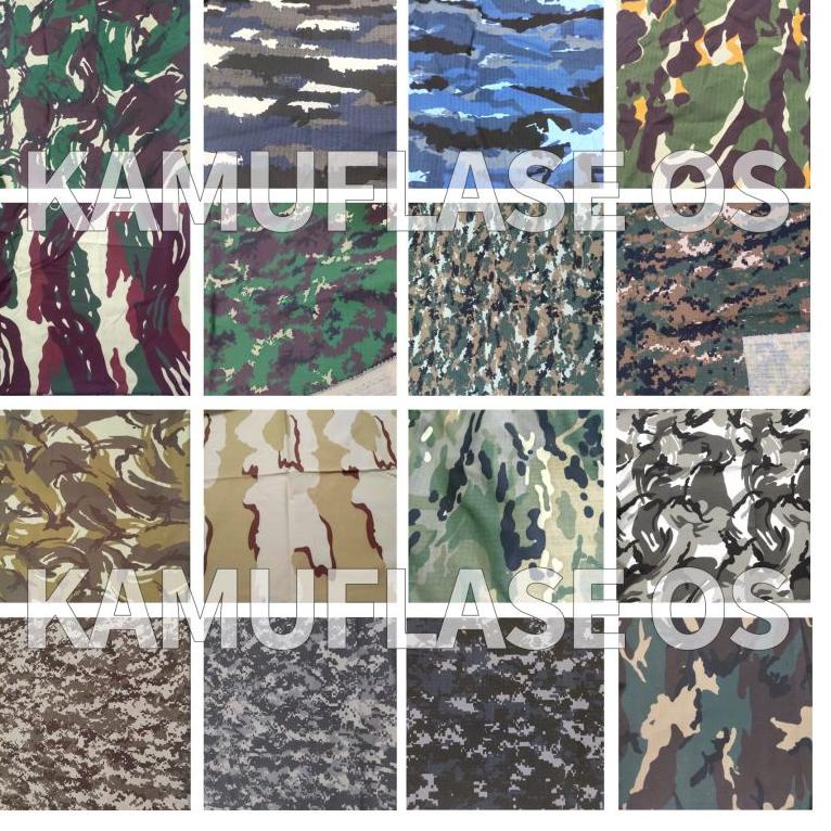 COD  4.4 Bahan kain loreng army GRADE A - kain loreng Brimob TNI DA AU AL NKRI Banser PP Multicamp d