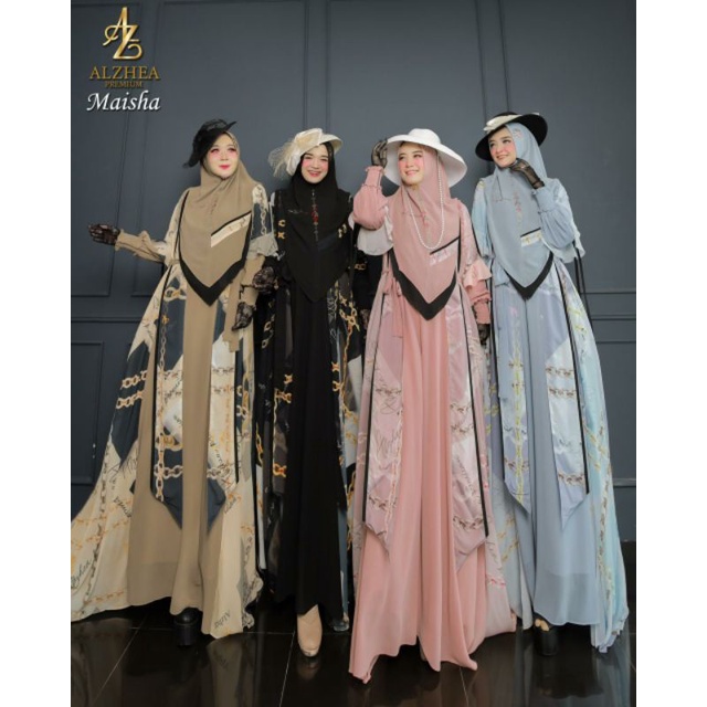 gamis set maisha syari series alzhea premium