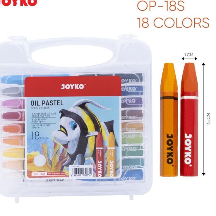

Hemat Crayon Joyko 18 Warna / (1pak)