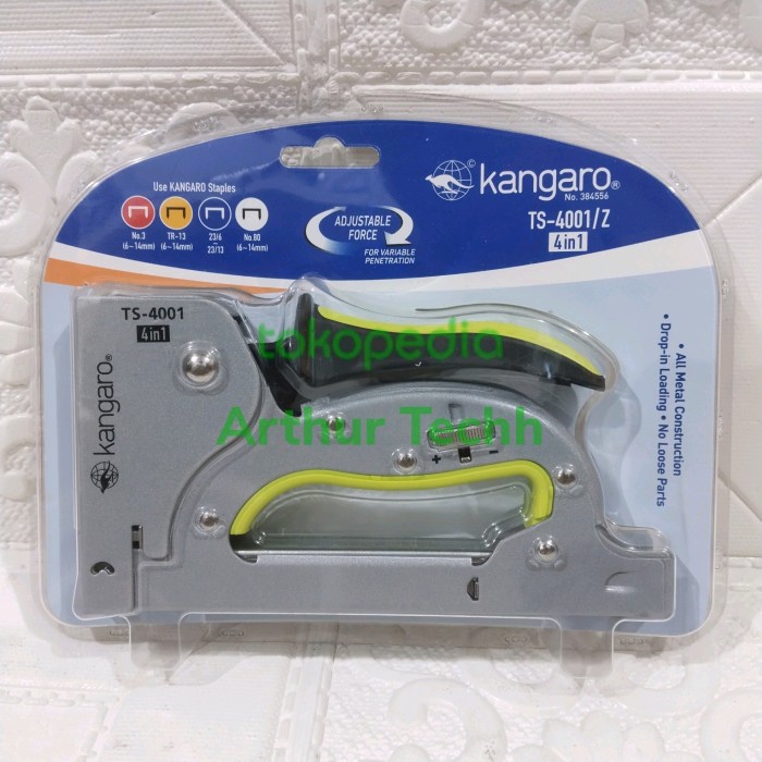 

Terlaris Staples Gun Tacker 4In1 Alat Staples Tembak / Stapler Kangaro Ts-4001