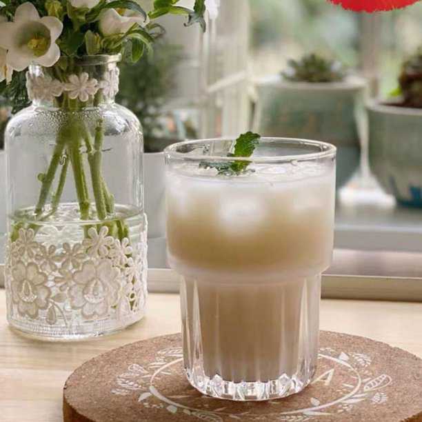 (BISA COD) FTIHSHP YOU WEI Gelas Unik Kopi Teh Minuman Borosilicate Glass 320ml - 2011ZJ