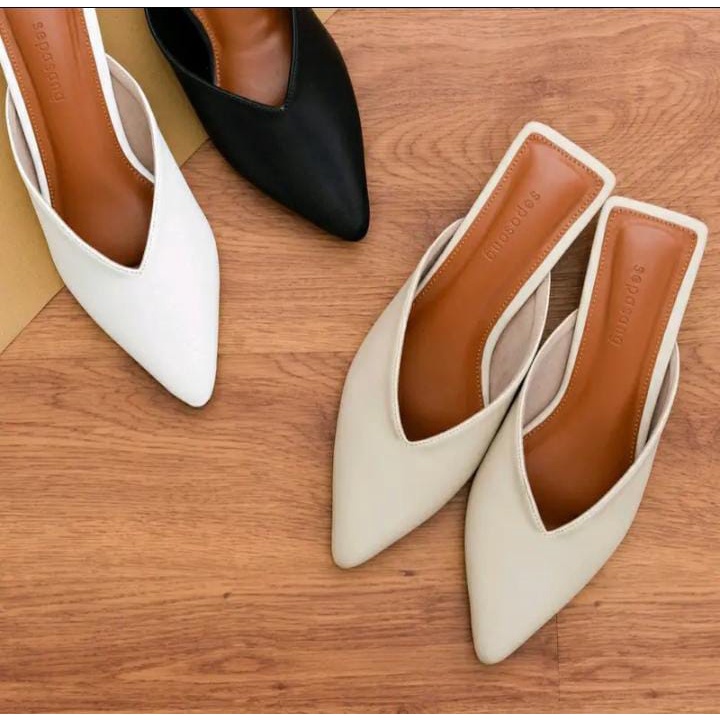 mules ZAHARA BASIC 3CM kekinian
