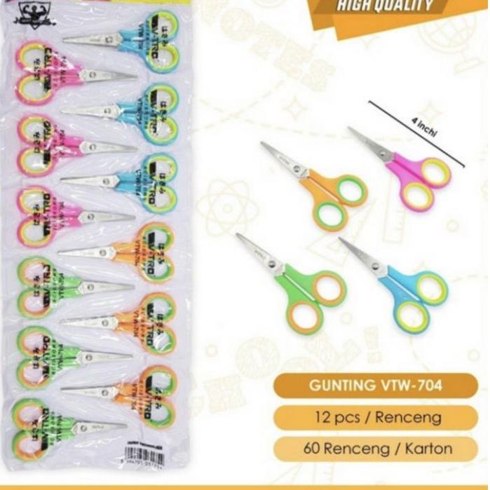 

PROMO HARI INI Harga untuk 1 renteng=12 pcs Gunting Kecil Warna/pemotong/ scissors 