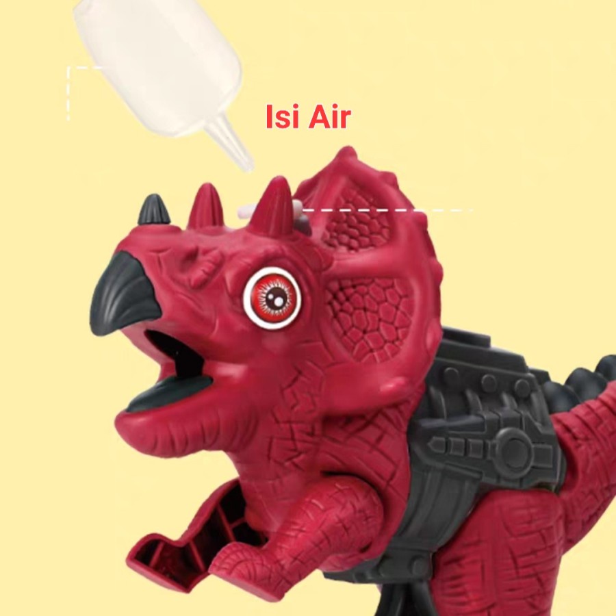 Mainan Tembakan Air Dinosaurus Spray Gun Dino Kado Anak Murah Grosir