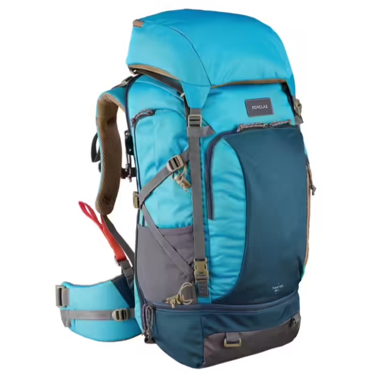 FORCLAZ Travel 500 Tas Ransel 50L Olahraga Outdoors Wanita Nyaman