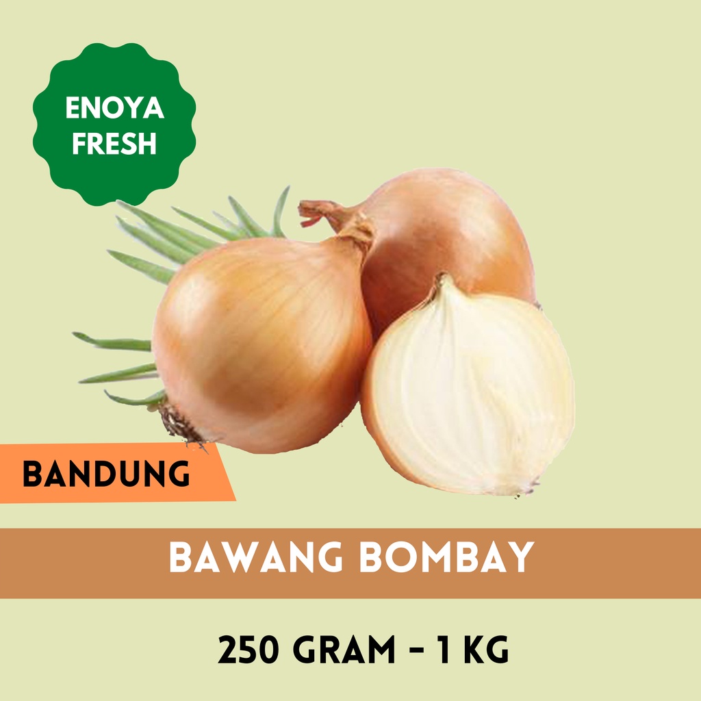 

Bawang Bombay 250 gr - 1 kg Bandung