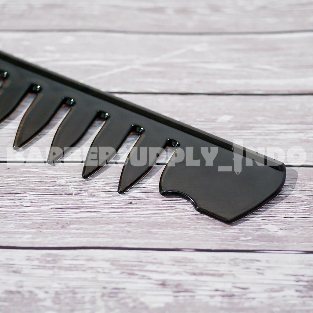 Texture Comb / Sisir Styling Texture Gigi Renggang Satu Sisi