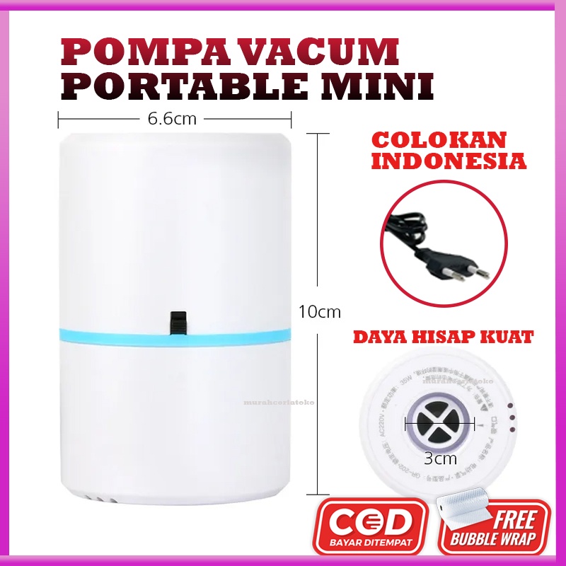 Mesin Alat Pompa Vakum Baju Elektrik Serbaguna Design Mini Vacuum Travel Portable Listrik dengan Day