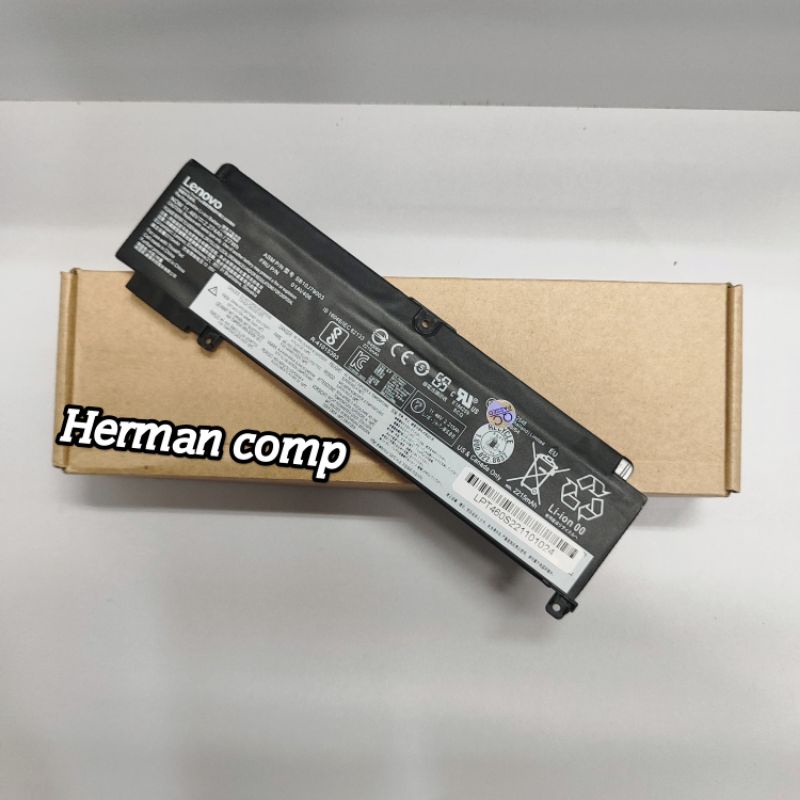 Original Baterai Lenovo Thinkpad T460S T470S Series Model Pendek