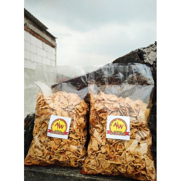 

BASRENG PEDAS Aw_snack DAUN JERUK 500GRAM❗