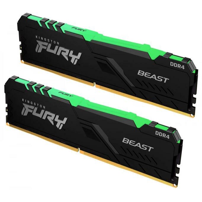 Kingston Fury Beast RGB DDR4 3600MHz 32GB (2x16GB) - KF436C18BBAK2/32