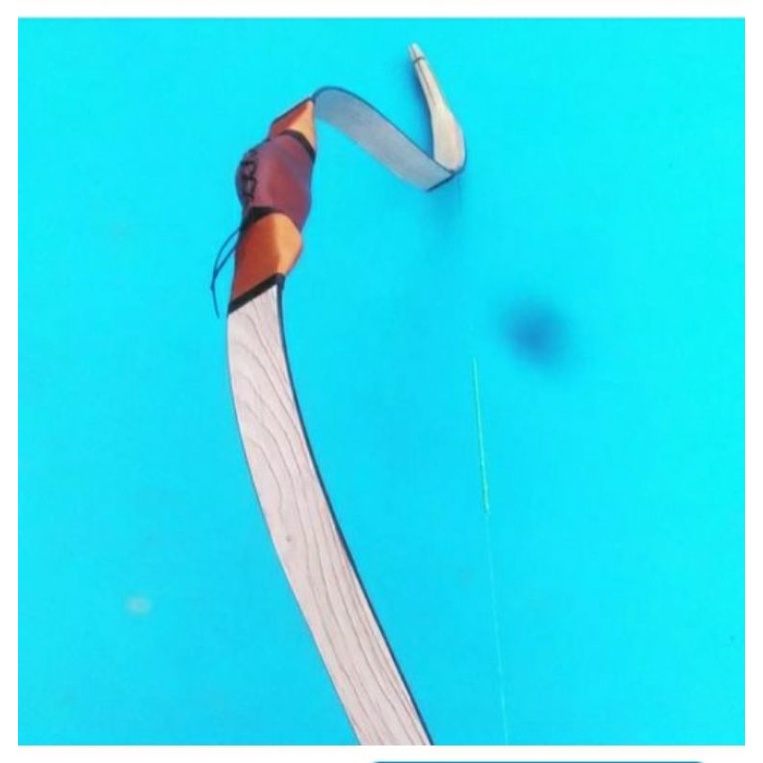 Horsebow efg horse bow bending siyah insert fiber