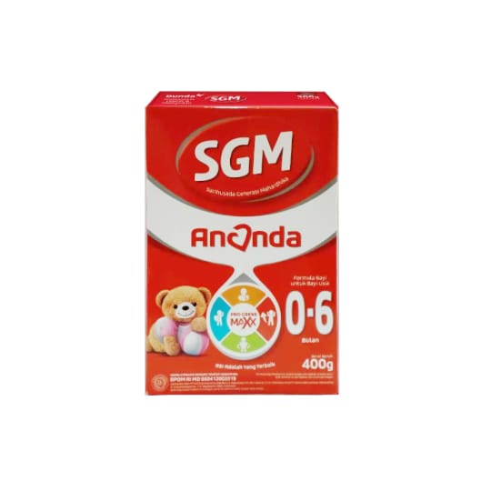 Susu SGM Ananda 0-6 Bulan/6-12 Bulan 400 Gram/0-6 Bulan/6-12 Bulan 1000 Gram ||Susu Promo||