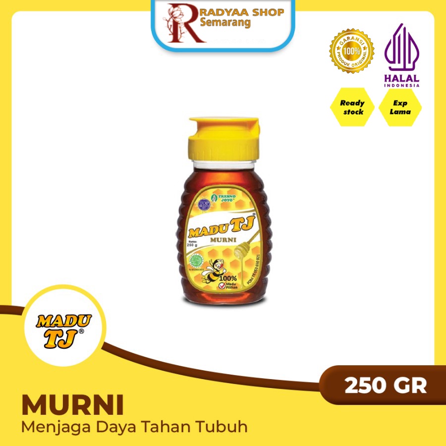 Madu TJ Murni 250gr - Untuk Menjaga Daya Tahan Tubuh