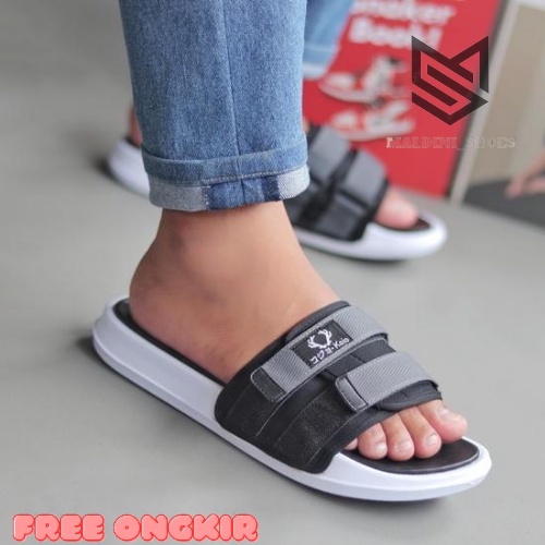 SUZURAN - Sandal Slop Casual Kojo Murah Slide Flip Flop Selop NgeMall Hangout Handmade