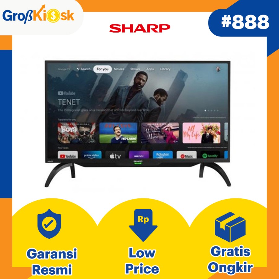 SHARP LED TV 42 INCH 2T-C42EG1I / C42EG1I / 42EG1I ANDROID SMART TV
