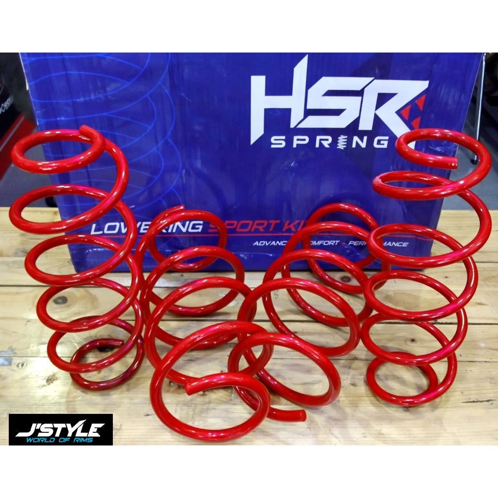 LOWERING KIT HSR UNTUK INNOVA BENSIN DI BAWAH 2012 MERAH