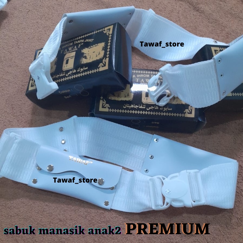 Sabuk haji tanpa jahitan / sabuk haji anak tk sd / sabuk ihrom anak tk sd sabuk tawaf anak anak tanpa jahitan premium